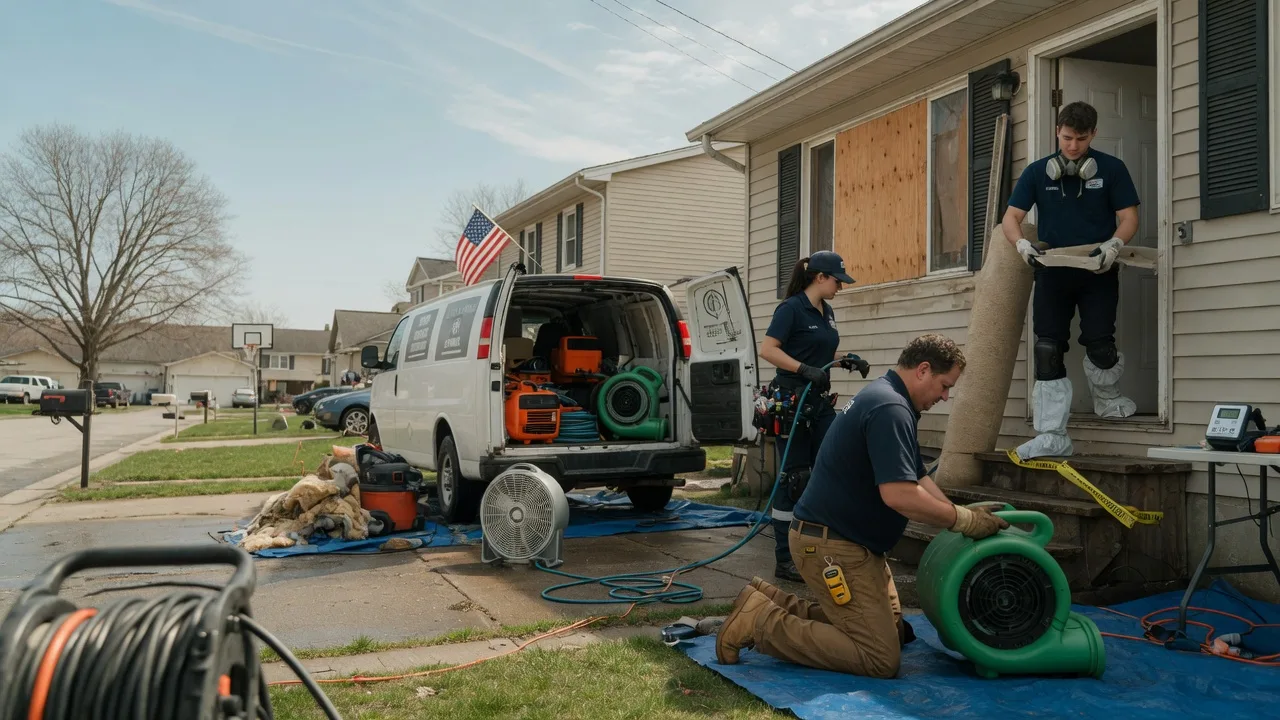 Water Damage Restoration in La Cygne, KS near me